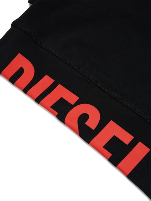T-shirt bambina Diesel nera a manica corta DIESEL KIDS | J02581KYA0LK900